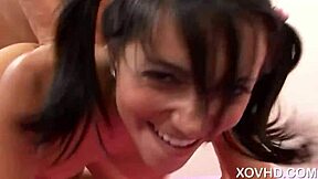 Lela Star feels intense emotions during her hardcore sex scene.