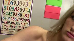 Stepsister Teasingly Jerks And Sucks In Class POV