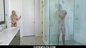 So, this big tits milf, Alix Lynx, just let her boyfriend unload on her huge ass after banging.