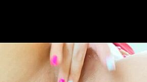 secretary moans with wet pussy in online masturbation