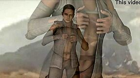 rey tries out wild hentai moves at a 3d porn casting