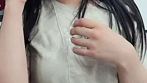 My stepcousin got bored and recorded herself before we fucked