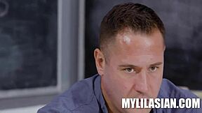 Amber Angel Sucks Danny Mountain's Monster Cock