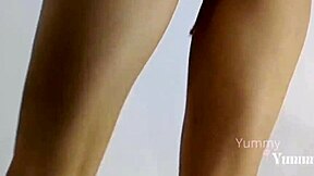 My classmate helps me with physical education exercises, leading to orgasm