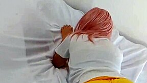 My classmate helps me with physical education exercises, leading to orgasm