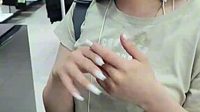 My stepcousin got bored and recorded herself before we fucked