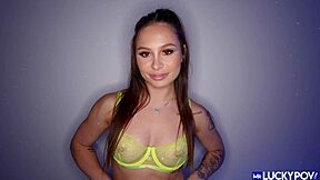 She says, 'My bubble butt takes it deep bent over.'