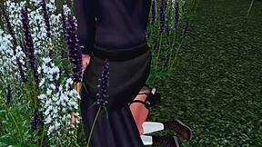 Lara Croft in a futanari hentai adventure