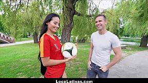 andreina deluxe gets picked up and fucked by world cup fans