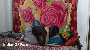 indian girl gets her pussy fingered at home