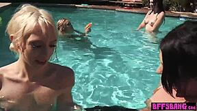 I’m obsessed with bisexual teens banging by the pool!
