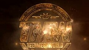 Teenmegaworld.net - Kiara Gold stars as excited lad finishes on brunette.