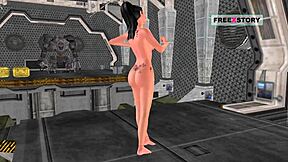 Animated 3D Indian Bhabhi Masturbates With Banana