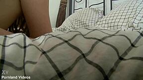 Blonde Teen's Tight Pussy Bent Over in Casting Porn