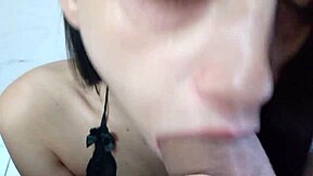 Pov video of young lady in close up sex scene