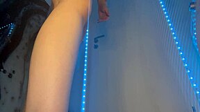 Watch her bend over for big dildo in doggystyle, cumming hard?