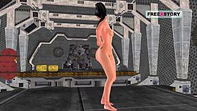 Animated 3D Indian Bhabhi Masturbates With Banana