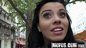 i picked up euro hottie Vicky Love for epic public facial