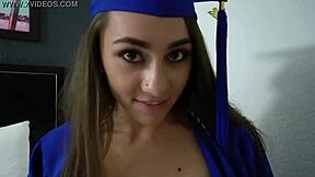 hot teen 18+ in taboo scenario receives creampie