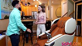 Watch me fuck my step sis Jessae Rosae's big tits