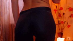 Petite Brunette Dancing in Spandex Leggings! 🔥