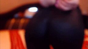 Petite Brunette Dancing in Spandex Leggings! 🔥