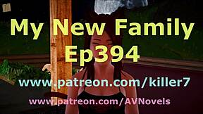 My new family plays a game