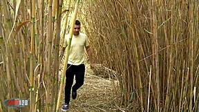 i'm a cute young french slut getting fucked outdoors