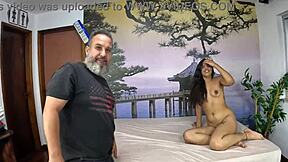 In this scene, Binho Ted wonders if he'll take it bareback this time with the young amateur.