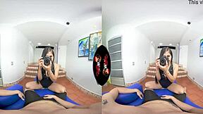 Cute Tiny Teen Gets FUCKED HARD in VR Latina.