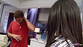 Big natural tits craftswoman jayden gets bent over and roughly fucked by young client in full movie