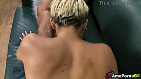 Latina teen won't let go of big black cock until every drop is inside.