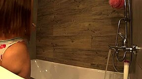 Young Wife Cheats On Her Husband And Fucks His Best Friend In The Bathroom Cheating