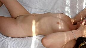 Found Video of My Boyfriend at 18 with Petite Teen Orgasm on Big Cock