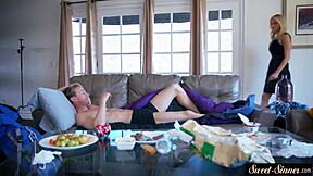 Doggystyled Teen Babe Creamed by Stepbro, Oh My!