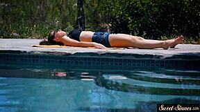 Doggystyled Teen Babe Creamed by Stepbro, Oh My!