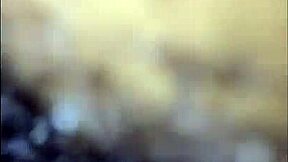 hey, watch this ebony slut suck huge black cock rough in homemade pussy action