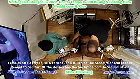 Rina Arem stranded, saved by Stacy Shepard at BondageClinic com.