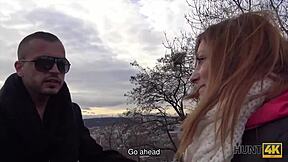 Hunt4k: Easy Pickup Leads to Passionate Sex with Red-Haired Chick?
