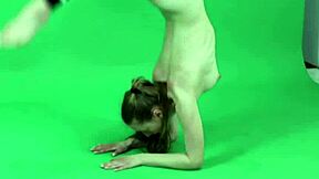 Anna Mostik, the Flexible Teen, Stuns with Naked Gymnastics!