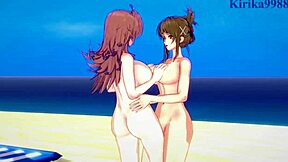 Sagiri Sakurai and Chitose Kisaragi and Ruri Hoshino unleash intense lesbian creampie action. Super Robot Wars T & V & Martian Successor Nadesico hentai explodes with 3D cartoon passion.