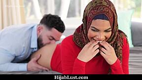 stepbro shows shy hijab stepsis how to please a man. hijablust gets real steamy tonight!