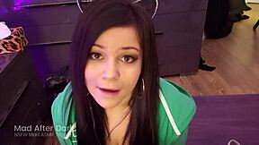 asmr blowjob teen girlfriend sucks your cock pov first time