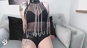 hot german teen rips clothes to show new dessous