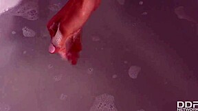 Foot Fetish Champs Kiki Cyrus and Haley Hill Finger Lesbian Style