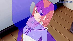 ruka sarashina and sumi sakurasawa in wild hentai sex