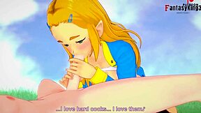 i rescue zelda and i fucked her good breat of the wild short