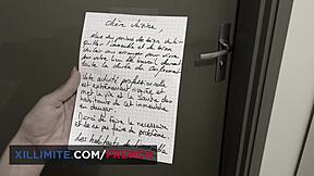 Tiny French Girl Megane Lopez Interacts with a BBC