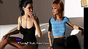 Waking up with a topless brunette, huh?