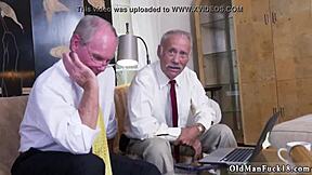 i watch horny old man jerk off as ivy impresses with her ginormous tits